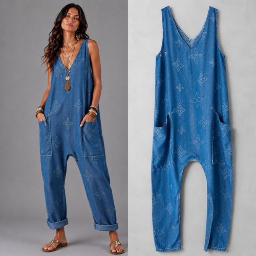 Jumpsuit oversize boho hippie - jumpsuit,
