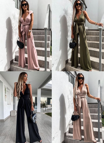 Damen jumpsuit elegant - jumpsuit, lang