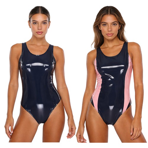 Damen leder bodysuit - damen, pu-leder