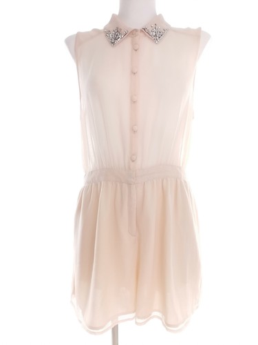 Verspielt party jumpsuit beige - party,