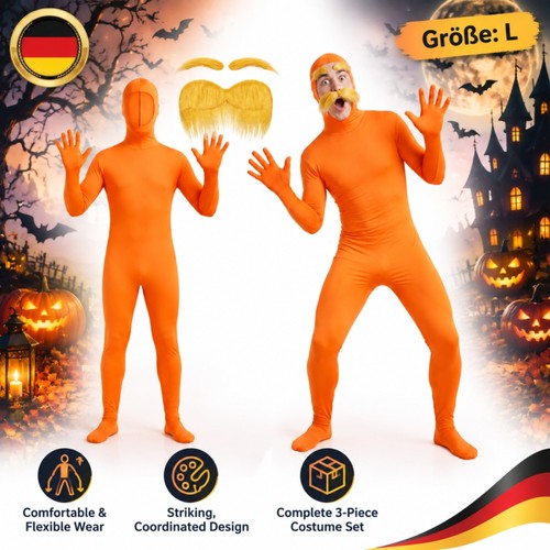 Lorax kostüm orange bodysuit - orange,
