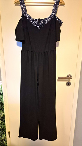 Damen overall jumpsuit schwarz - damen,